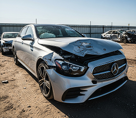 Crashed 2024 Mercedes E350